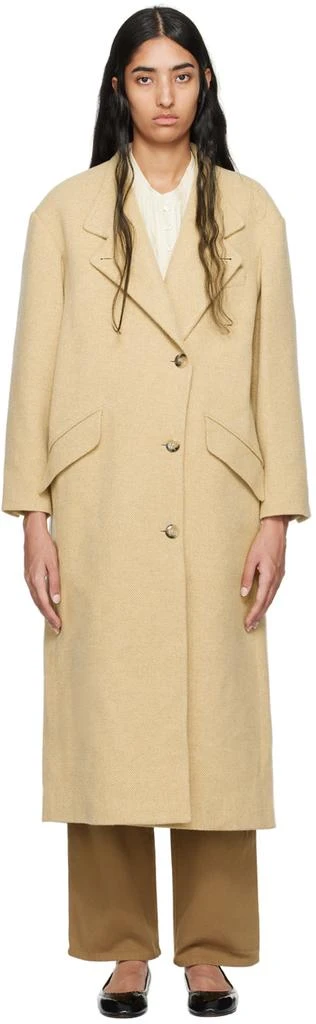 Isabel Marant Beige Lewina Coat 1