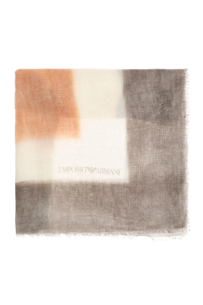 Emporio Armani Emporio Armani Logo Print Scarf