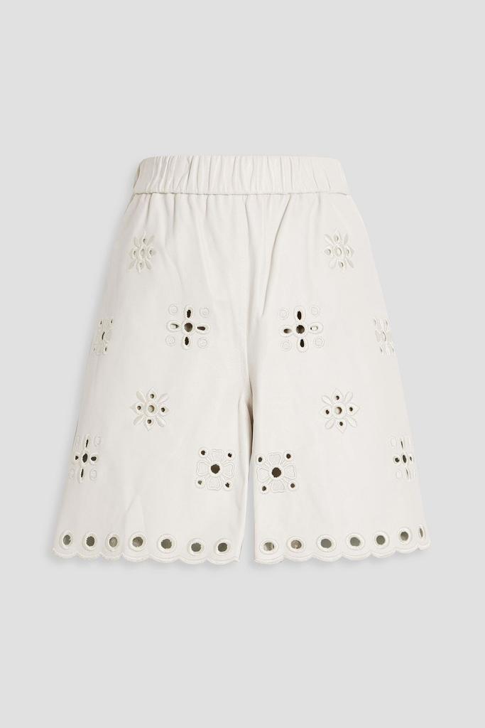 RED VALENTINO★素敵！Skirt-effect brushed-felt shorts REDVALENTINO Skirt-effect brushed-felt shorts | THE OUTNET