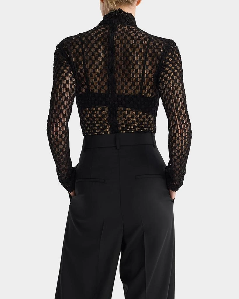 Rohe Geometric Lace Turtleneck Top 3