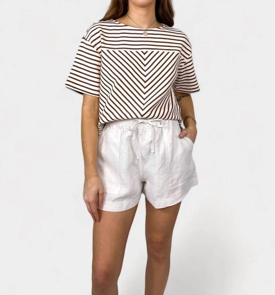 Velvet by Graham & Spencer Velvet By Graham & Spencer - Sutton Heavy Linen Short 1