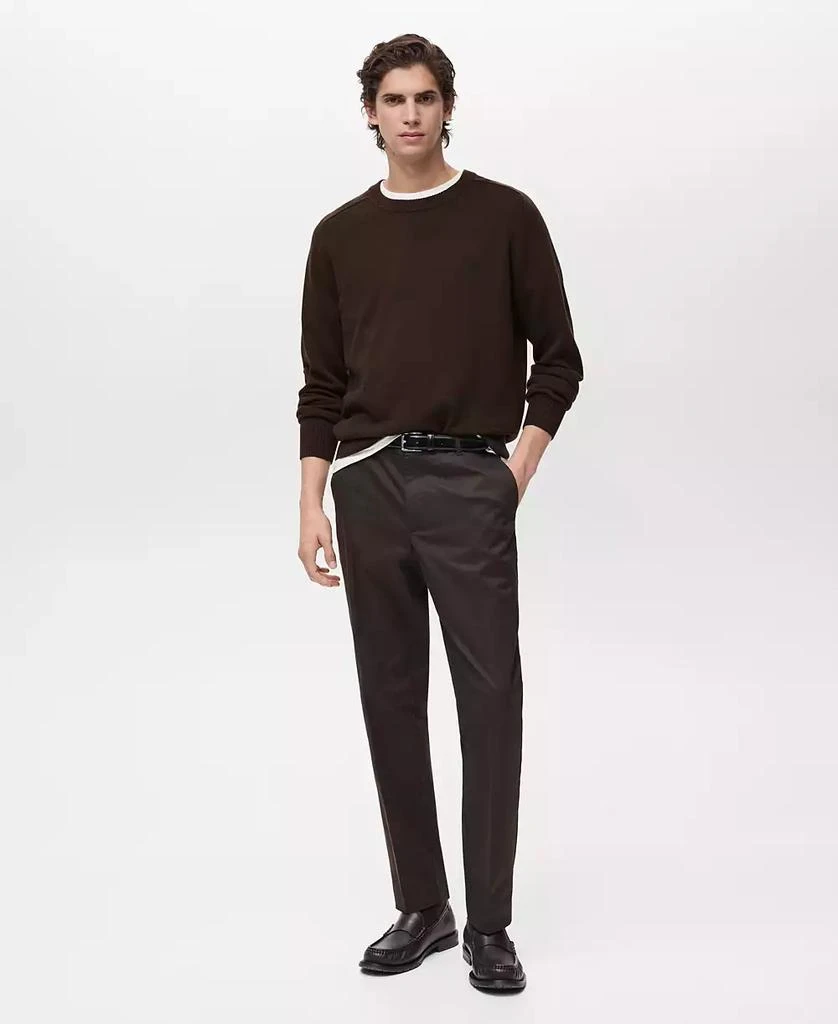 Mango Men's Knitted Cotton Sweater 4
