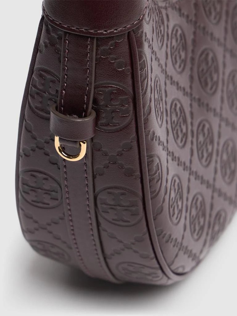 Tory Burch T Monogram Leather Crescent Bag 4