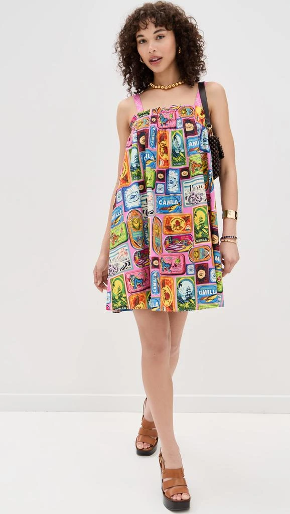 Camilla Wide Strap Short Sundress 4