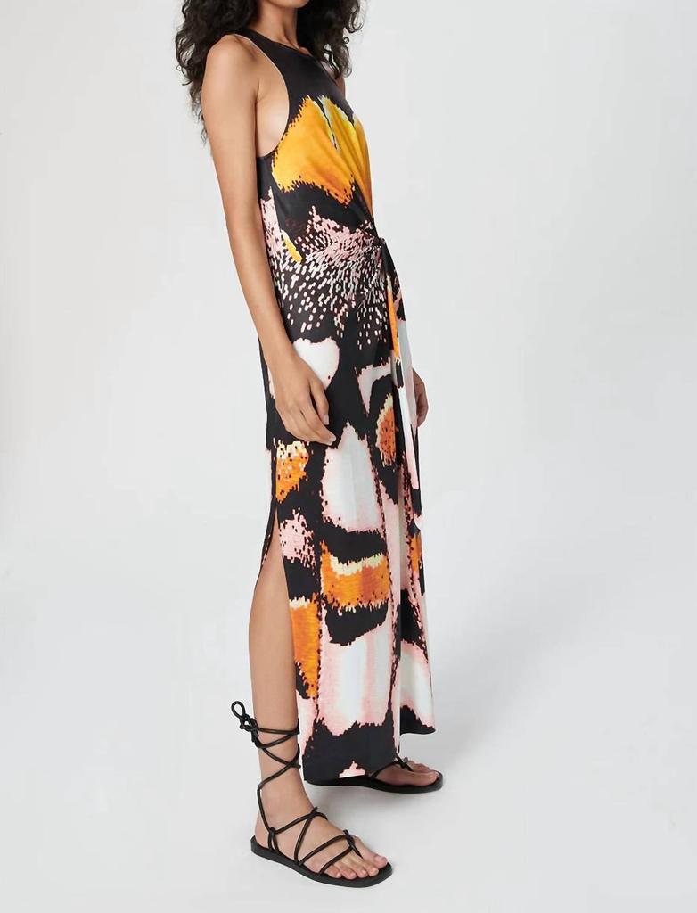 CHUFY Yucca Maxi Dress In Petal Skin Brown