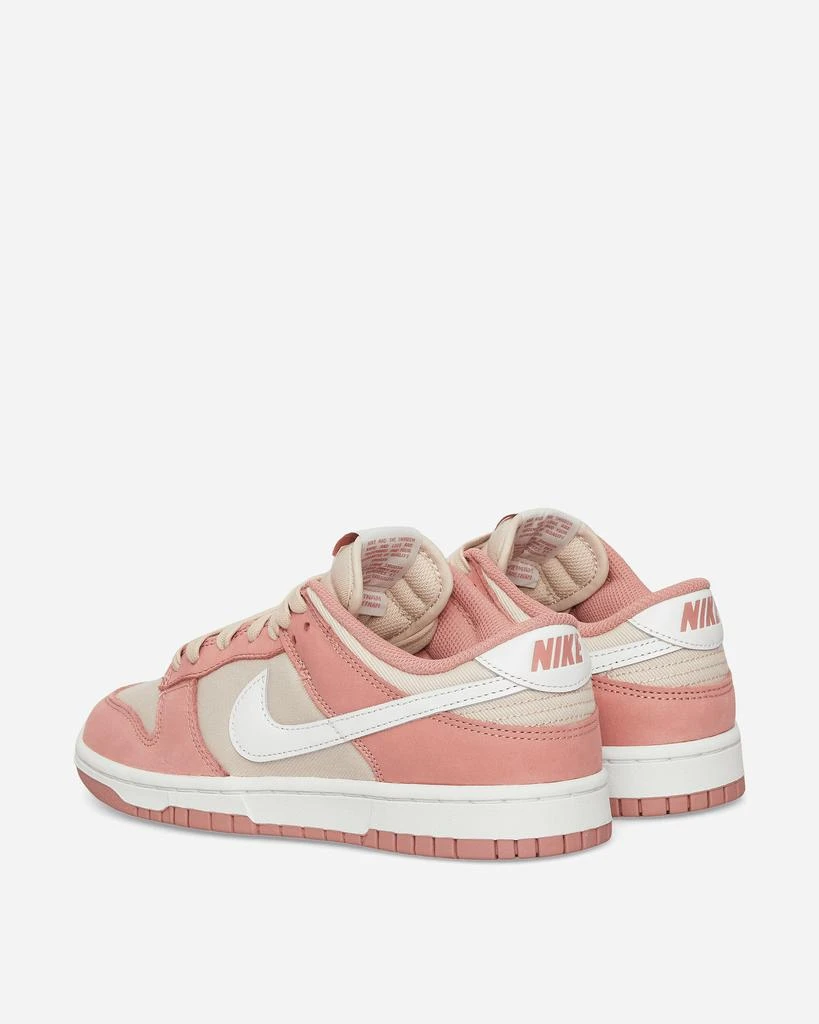 NIKE Dunk Low Retro PRM Sneakers Red Stardust / Summit White 4