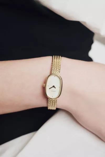 BREDA BREDA Jane Tethered Mesh Bracelet Seiko Quartz 18MM Watch