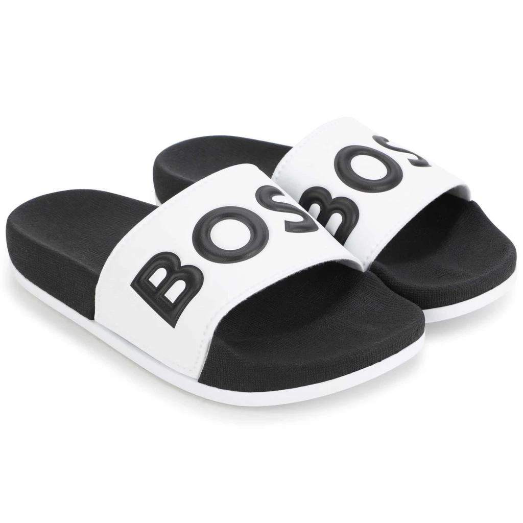 Hugo Boss Black & White Sliders 3