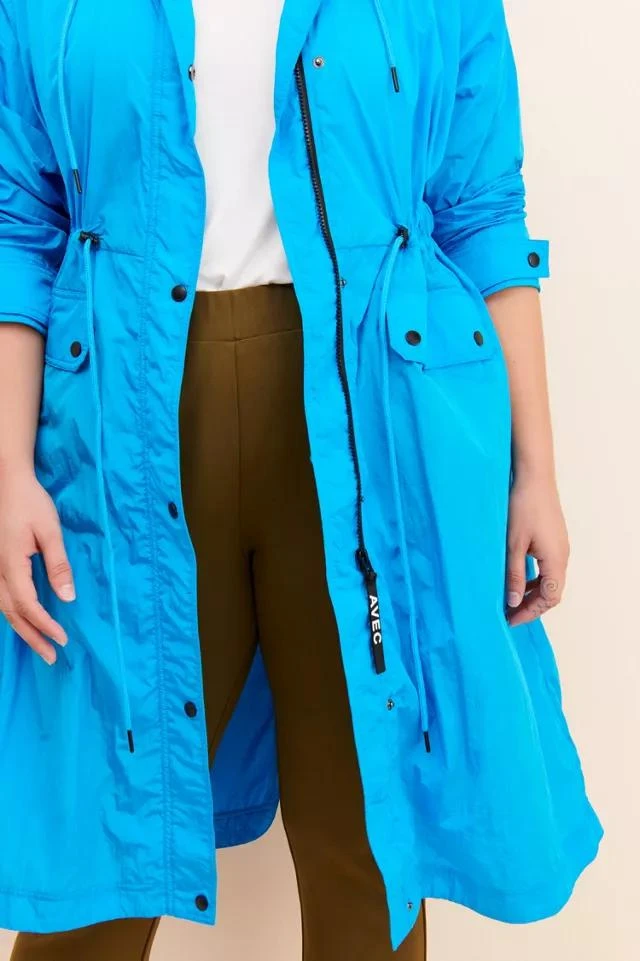 Avec Les Filles Avec Les Filles Slouchy Bright Rain Jacket 3
