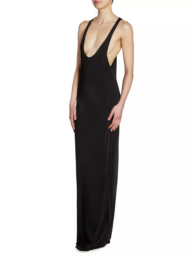 Yves Saint Laurent Racerback Dress in Shiny Jersey - Dresses & Skirts -  Free Shipping - BeyondStyle