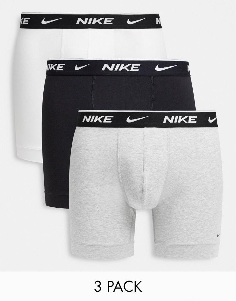NIKE Nike boxer brief 3 pack in grey