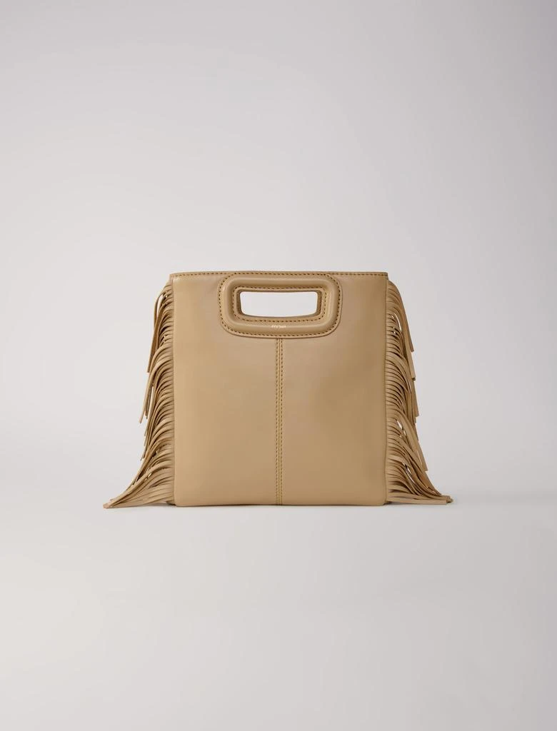 Maje Maje Woman's polyester Smooth leather M bag with fringing for Fall/Winter 1