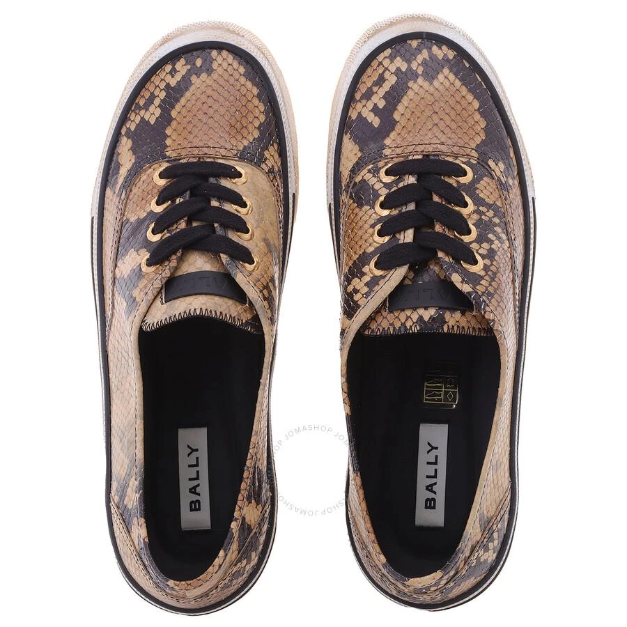 Bally Lyder Snakeskin-Effect Low-Top Sneakers 3