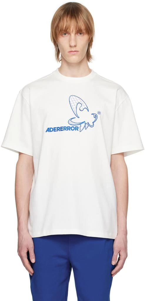 ADER error White Appliqué T-Shirt 1