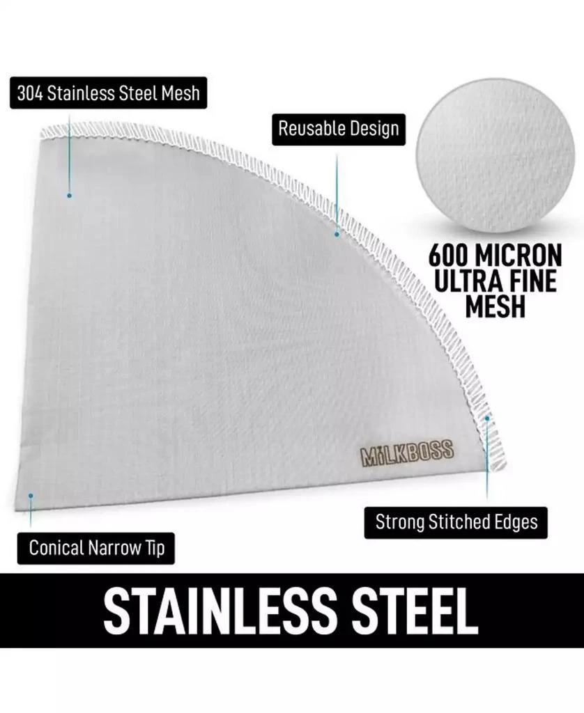 Zulay Kitchen Reusable Paperless Pour Over Coffee Filter 8