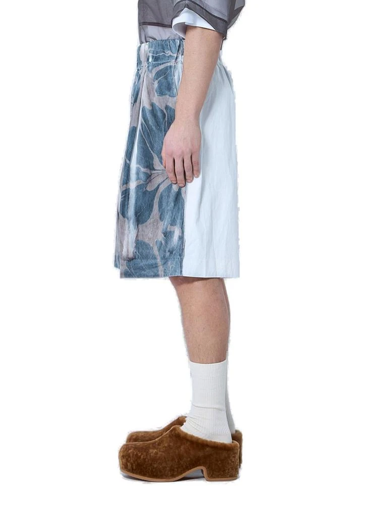 Dries Van Noten Dries Van Noten Graphic Printed Poplin Shorts 2