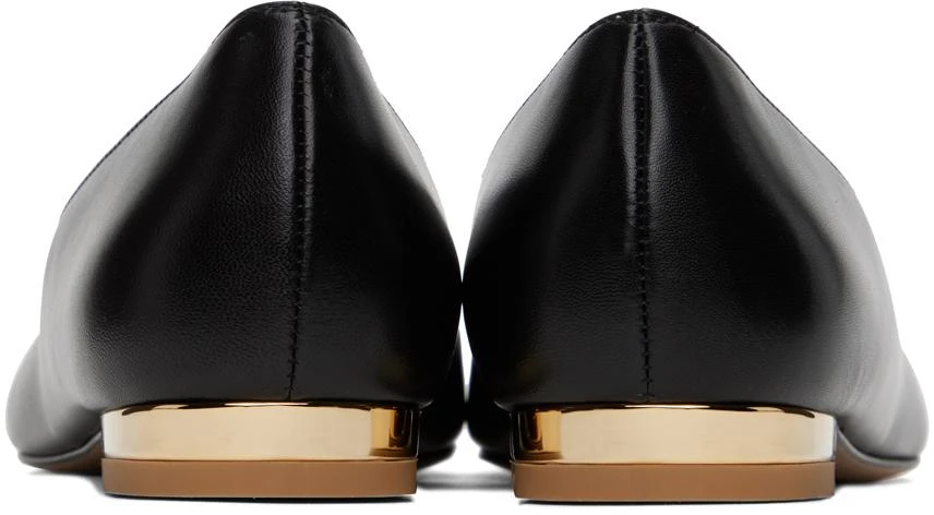 Sophia Webster Black & Gold Butterfly Ballerina Flats 2