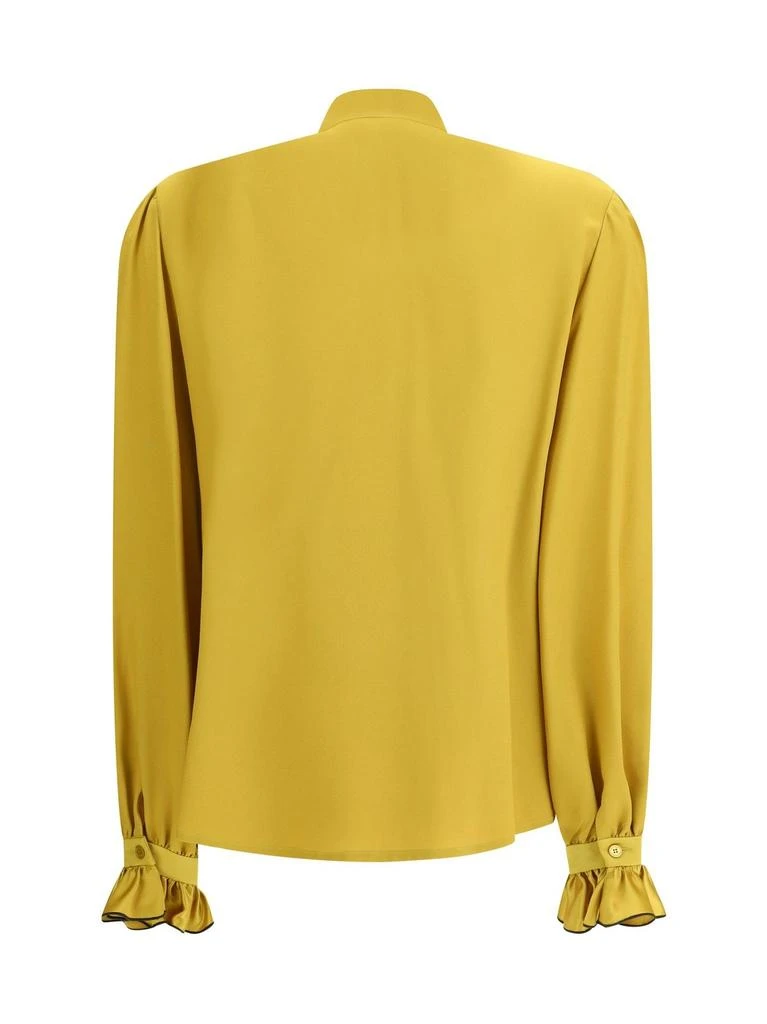 Valentino Valentino Ruffled Pleated Long-Sleeved Blouse 2