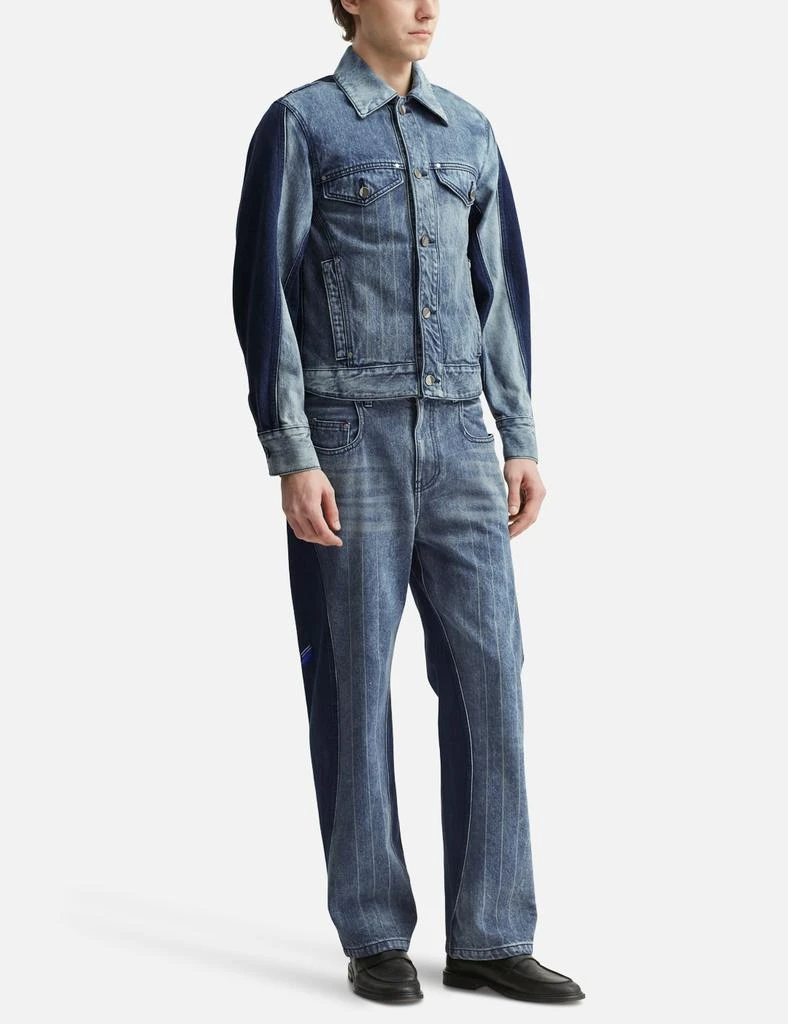 Ader Error Mix Panel Jeans 5