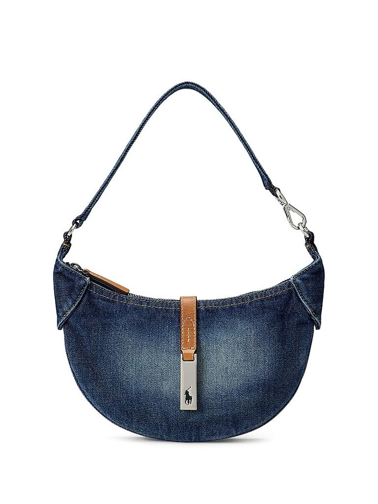 Ralph Lauren Mini Polo ID Denim Shoulder Bag - Shoulder Bags