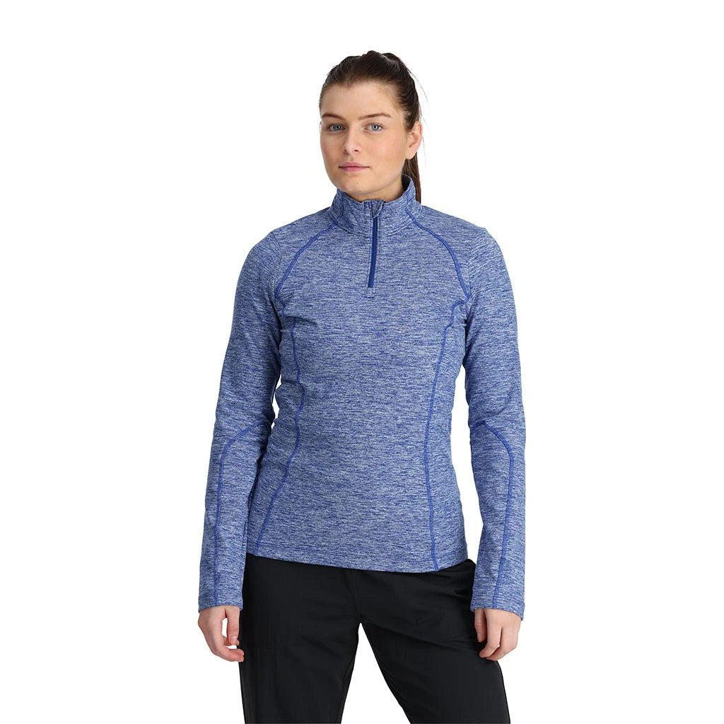 Spyder Womens Accord Half Zip - Electric Blue 1