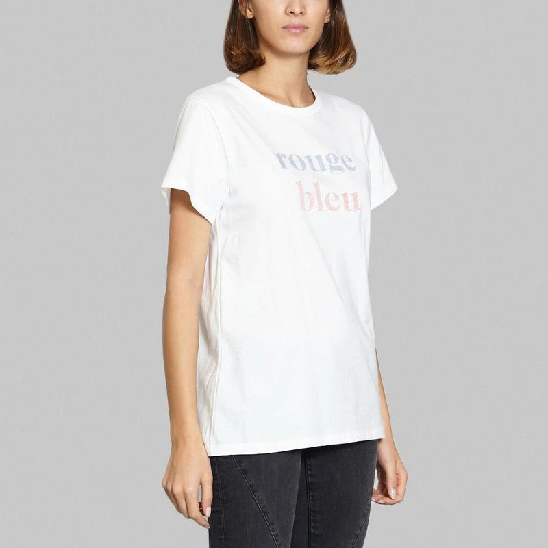Ville Lumière Rouge Et Bleu T-shirt White VILLE LUMIÈRE 2