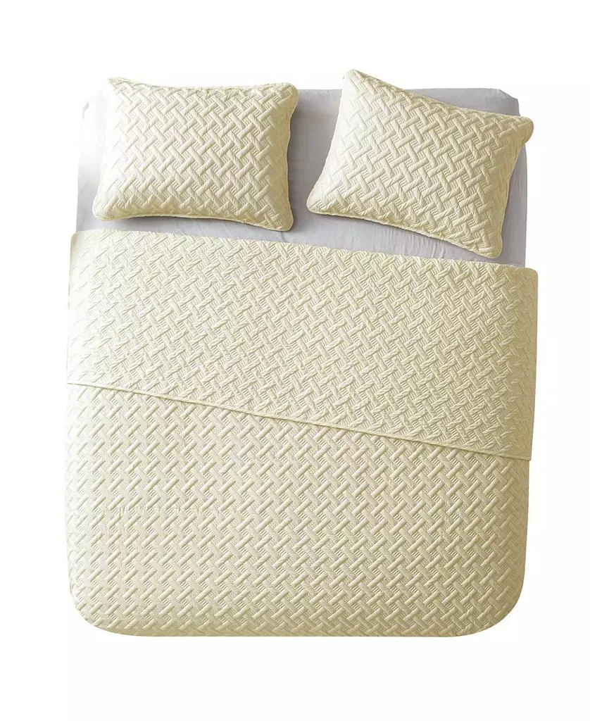 VCNY Home Nina Embossed 3-Pc.Quilt Set 4