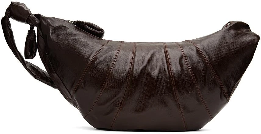 LEMAIRE Brown Large Croissant Bag 1