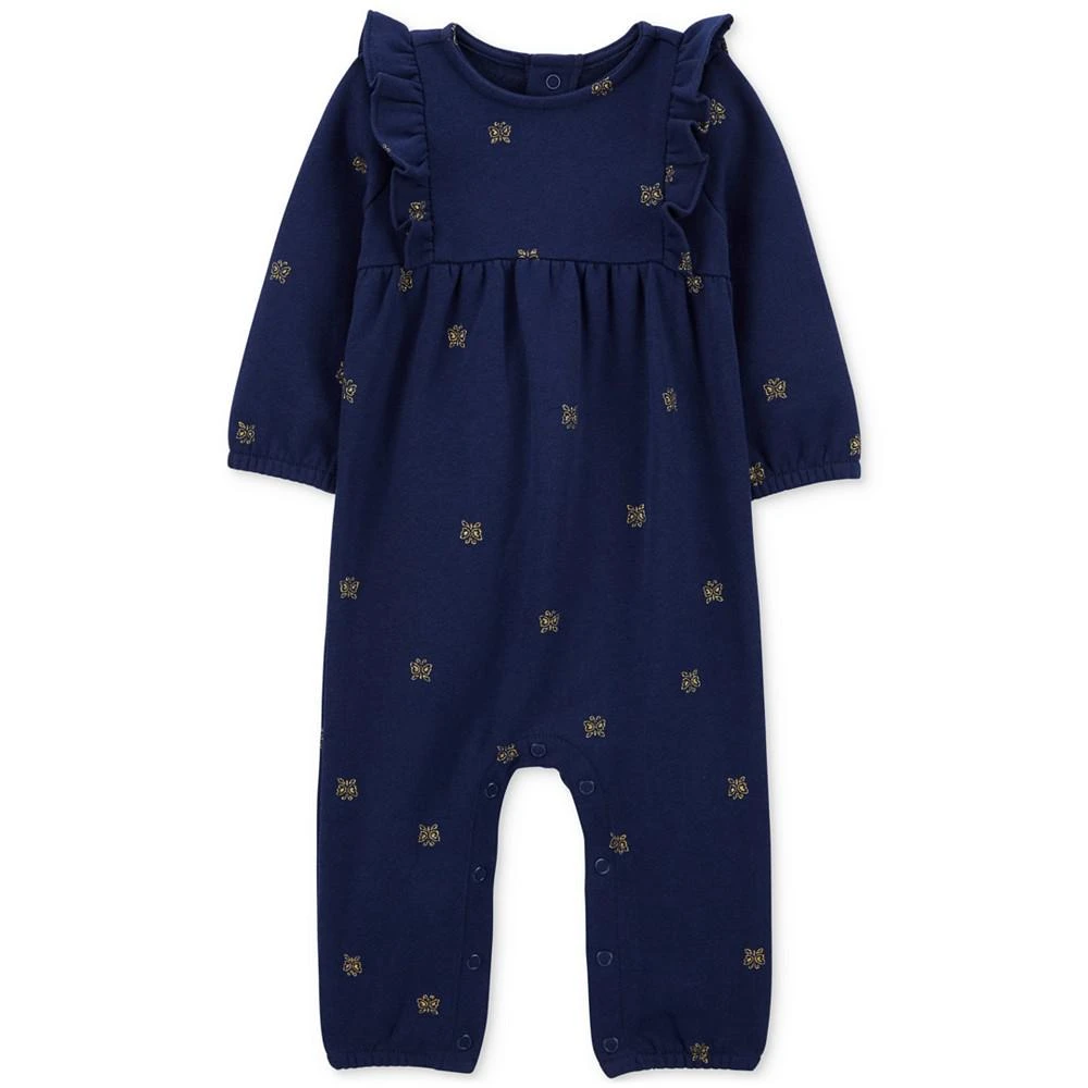 Carter's Baby Girls Butterfly-Print Jumpsuit 1