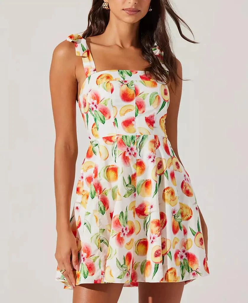 ASTR Women's Tinesha Cotton Shoulder-Tie Dress 3