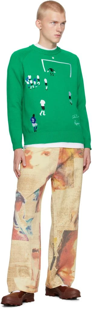 KidSuper Green Ronaldinho Edition Goal! Sweater 4