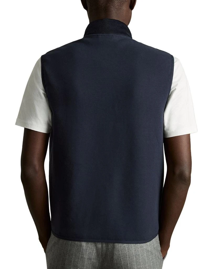 REISS Field Brushed Quilted Vest 2