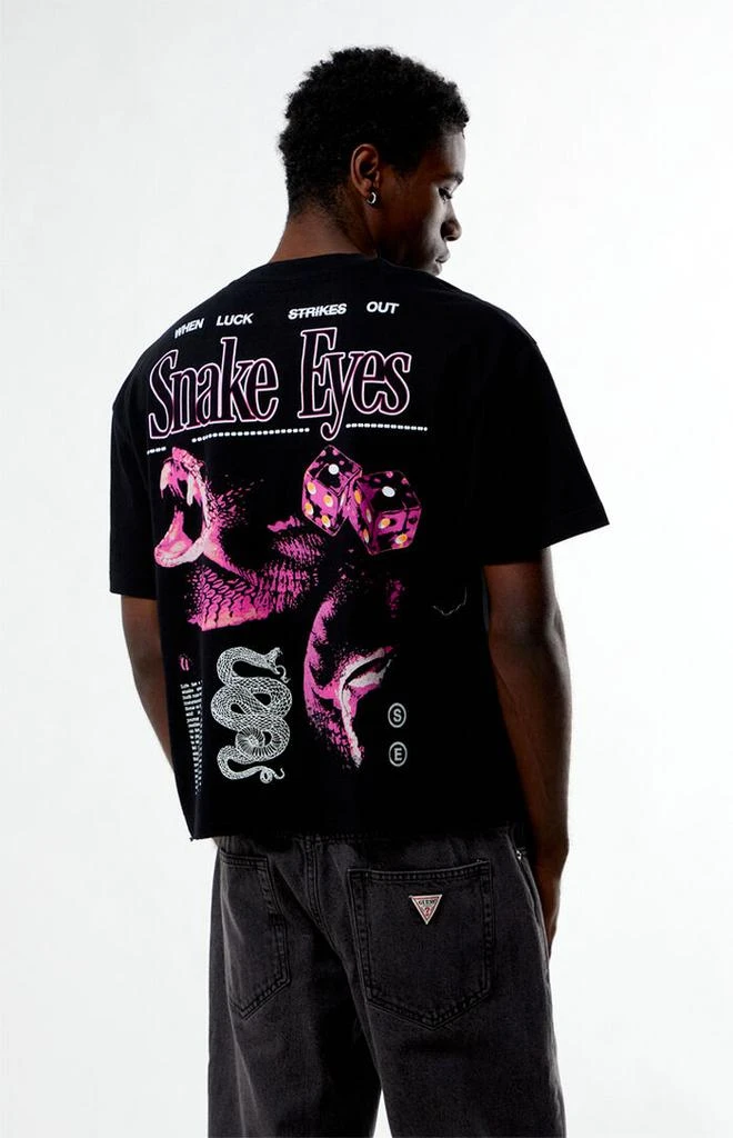 PacSun Snake Eyes Cropped Boxy T-Shirt 3