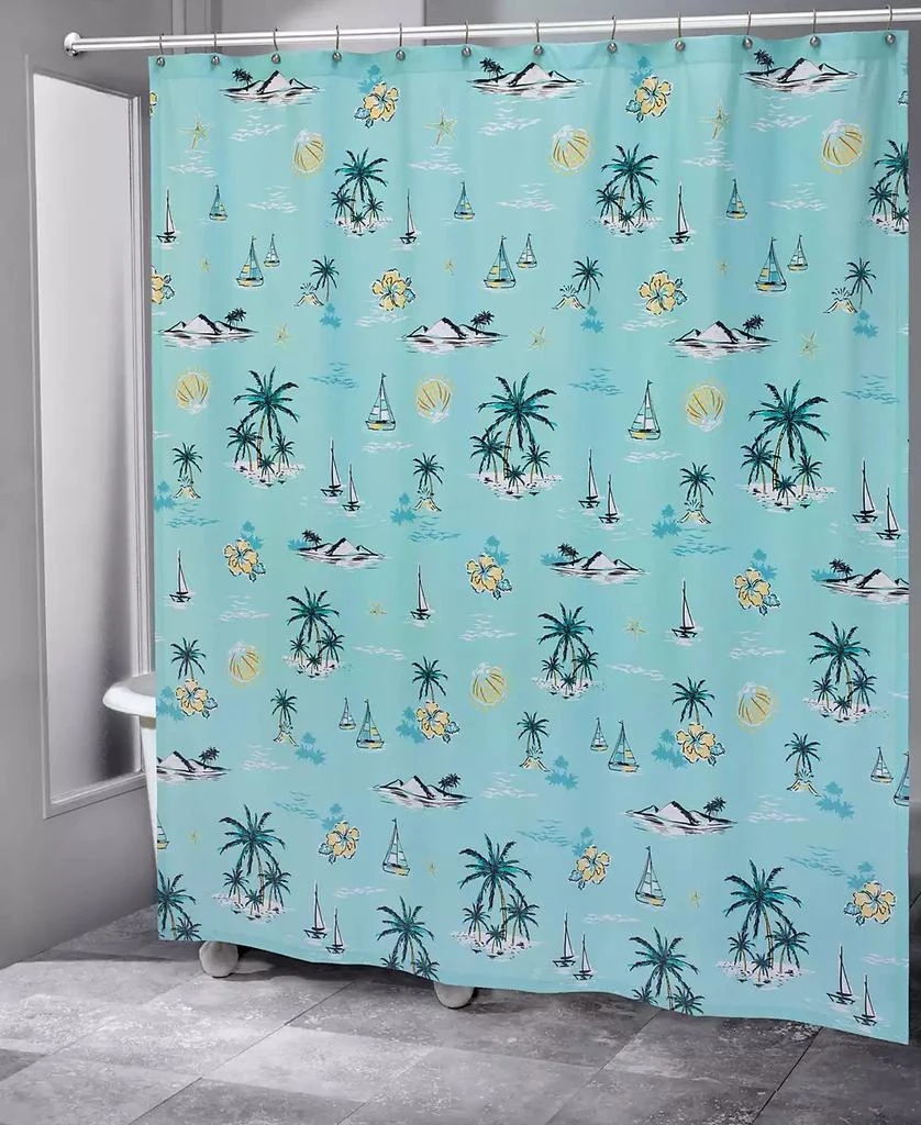 IZOD Tropical Mode Shower Curtain, 72" x 72" 1