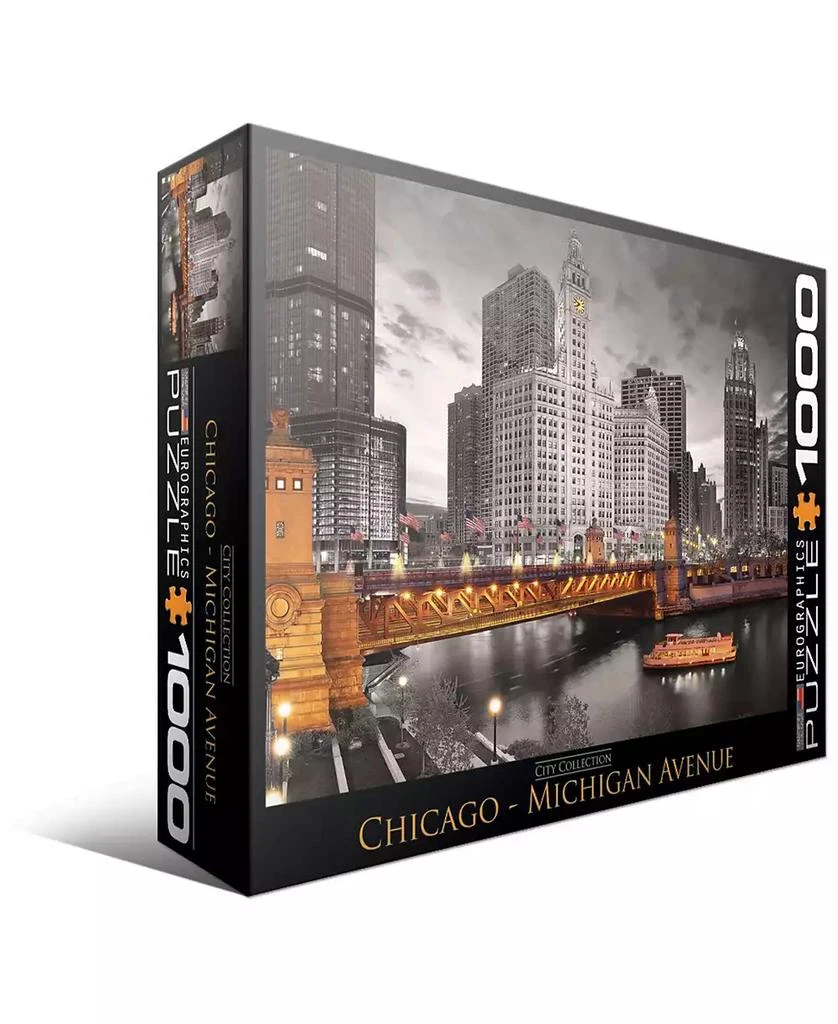 Crayola City Collection - Chicago - Michigan Avenue - 1000 Piece Puzzle 1