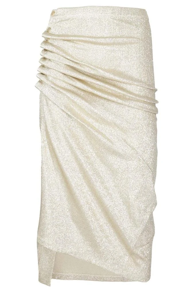 Paco Rabanne Paco Rabanne Glitter High-Waist Skirt 1