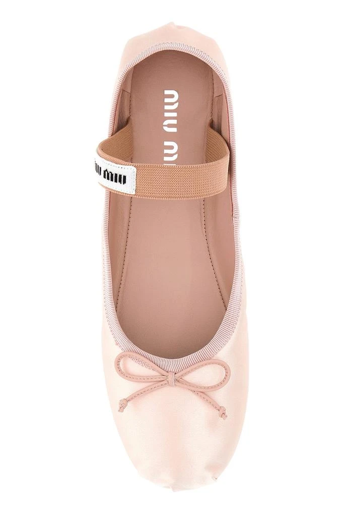 Miu Miu Light pink satin ballerinas 3