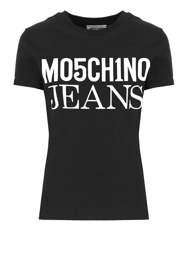 Moschino Moschino Jeans Logo-Printed Crewneck T-Shirt 1