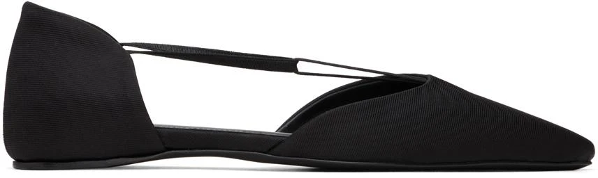 Totême Black 'The T-Strap' Loafers 1
