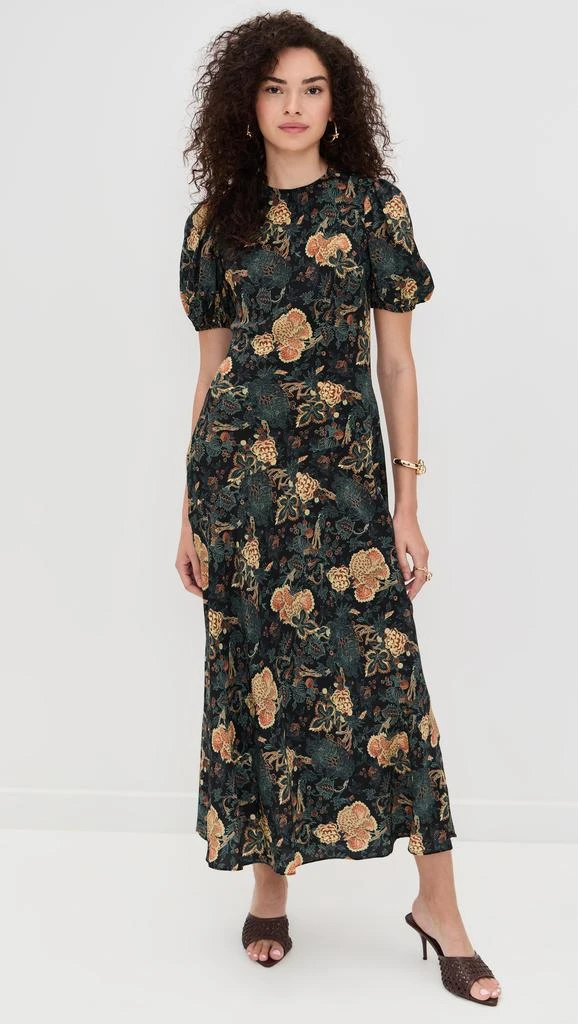Ulla Johnson Ines Puff Sleeve Midi Dress - Dresses & Skirts - Free Shipping  - BeyondStyle
