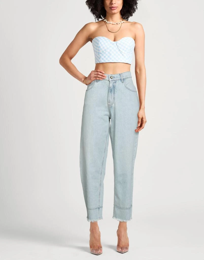 BLUMARINE Denim pants 2