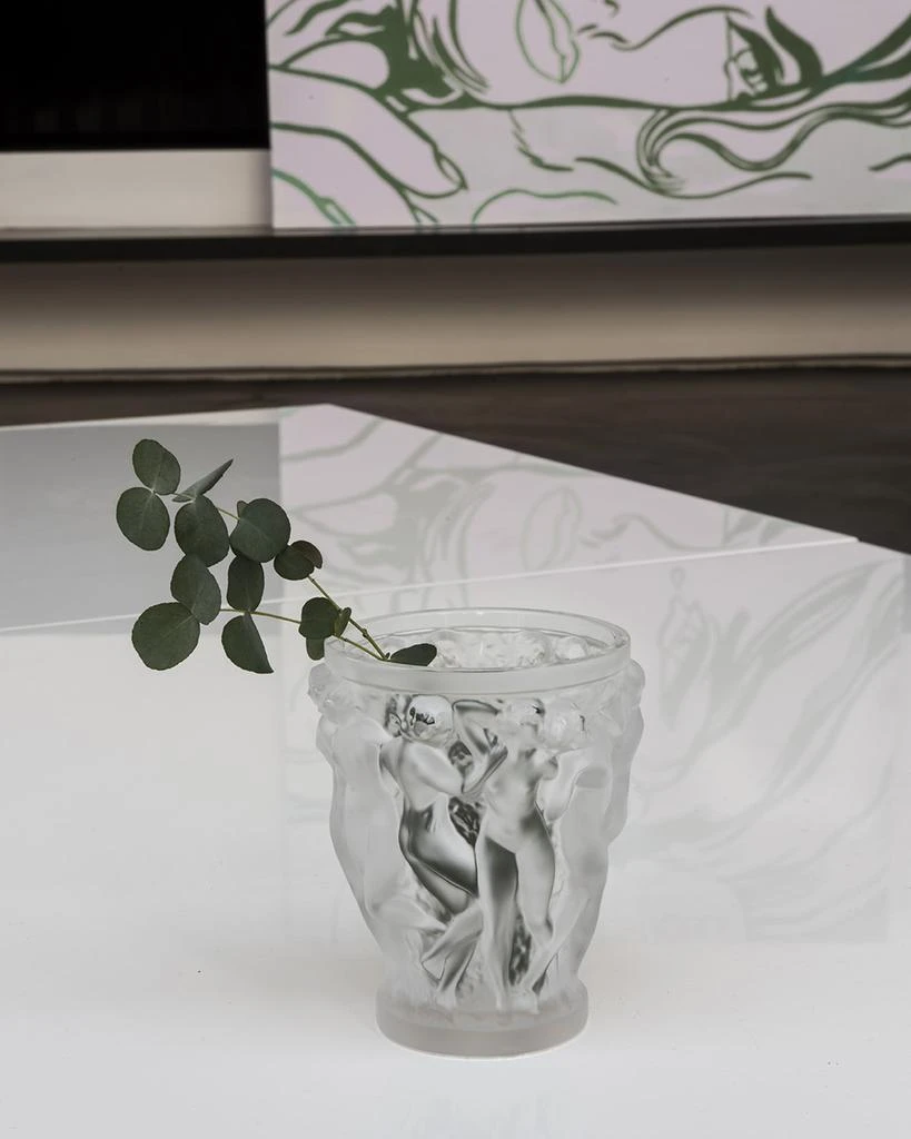 Lalique Bacchantes Small Clear Vase 2