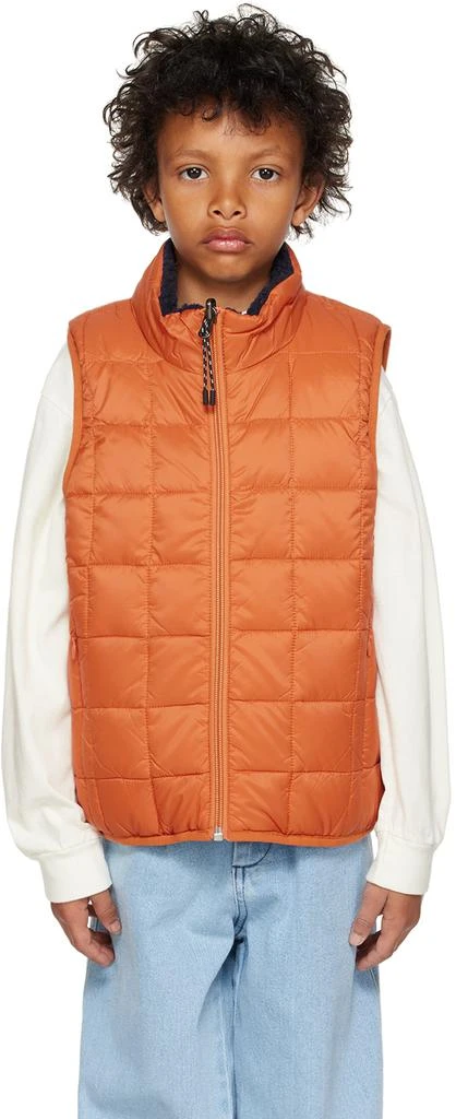 Taion Kids Navy & Orange Reversible Vest 1