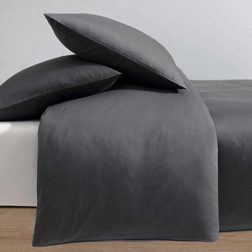 Calvin Klein Orchid Collection Cotton Sateen 3 Piece Duvet Cover Set, King 3