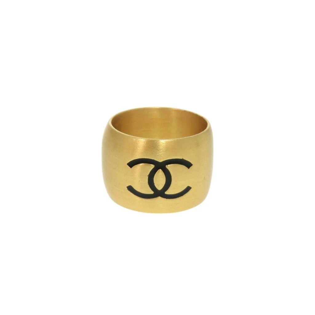 Chanel gold Metal Band Ring (Pre-Owned)