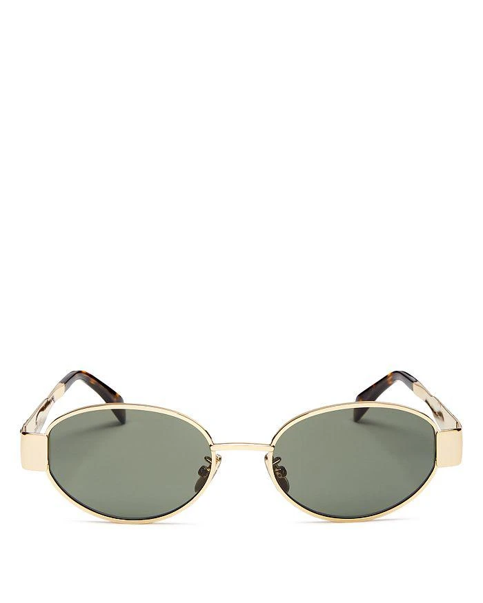Celine Triomphe Metal Round Sunglasses, 54mm 5