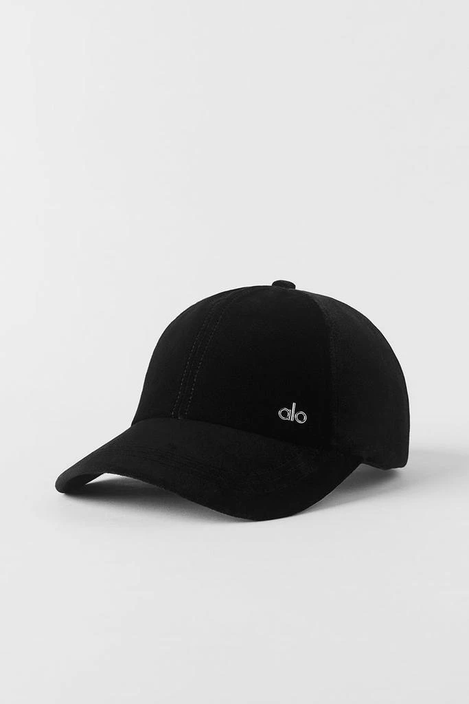 Alo Velvet Off-Duty Cap - Black 1