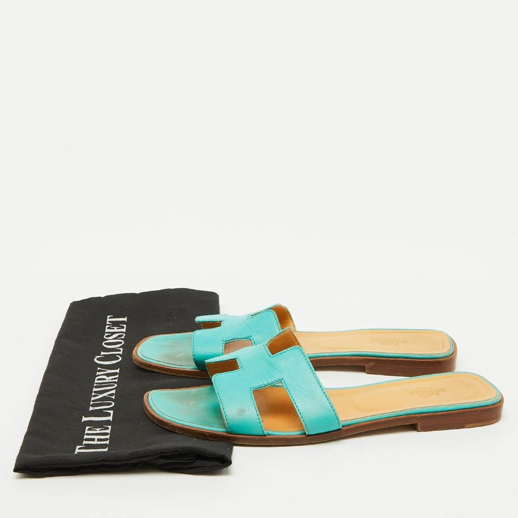 Hermes Elegant Blue Slide Sandals Chypre sandal | Hermès USA main image 4