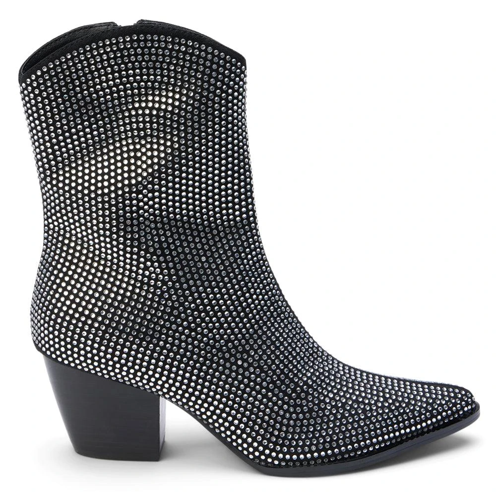 COCONUTS by Matisse Hazel Rhinestone Pointed Toe Zippered Booties 1