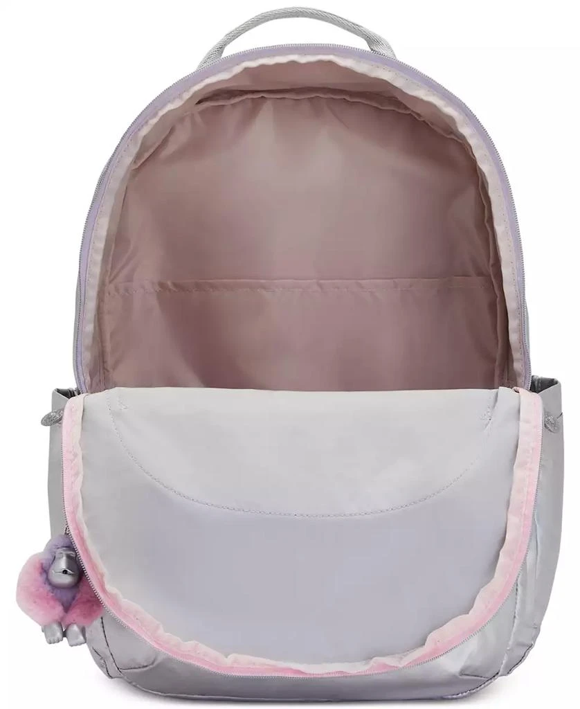 Kipling Seoul Extra Large Candy Metal Nylon 17" Laptop Backpack 15